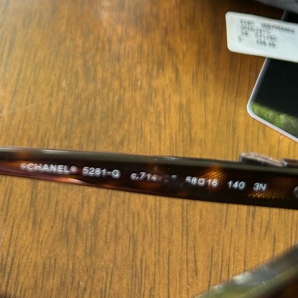 CHANEL Cateye Havana Brown Sunglasses, Authenticity Card, Original Case (5281-Q) - Picture 3 of 16